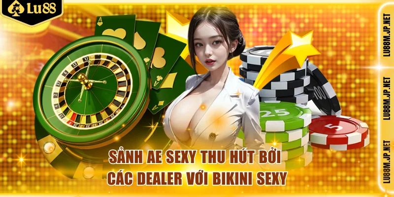 Sảnh AE Sexy thu hút bởi các dealer với bikini sexy